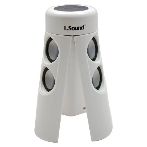 i.Sound Tripod Speakers for Players (White)