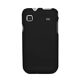 Snap-On Rubber Hard Case Cover for Samsung Galaxy S 4G, Black