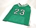 Holiday Basketball Themed Canine Gift Basket Includes a Green or Purple Pro-style Basketball Dog Jersey