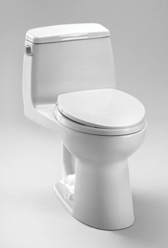 Toto MS854114ELR#01 Eco UltraMax Elongated 1.28GPF One-piece Toilet with Right Hand Trip Lever, Cotton On Sale
