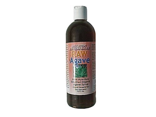 Dark Agave Nectar Syrup 16oz (100 % Pure Raw Cetified Organic) by Agave Nectars
