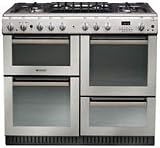 100cm Dual Fuel Range Cooker Stainless Steel