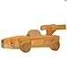 Wooden magnetic racing car kit
