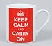 Keep Calm and Carry on Mug