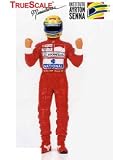 TRUE SCALE 1/18 アイルトン セナ フィギュア タイプII ガッツポーズ TRUE