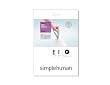 simplehuman Custom Fit Trash Can Liner P, 50-60 Liters / 13-16 Gallons, 20-Count (Pack of 2)