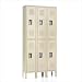 Republic 7550xx Quick Ship: Standard Locker - Double Tier - 3 Sections (Unassembled)