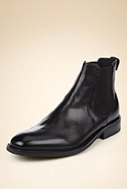 Sartorial Leather Ankle High Chelsea Boots