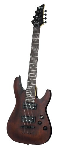 Schecter Omen-7 Electric Guitar Walnut Satin