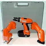 3 Pcs 18 Volt Cordless Tool Kit by Unknown