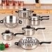 World' 17Pc Waterless Cookware Set World' 17Pc Waterless Cookware Set