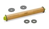 from Joseph Joseph Joseph Joseph Adjustable Wooden Rolling Pin (Model ROLL0100CB)