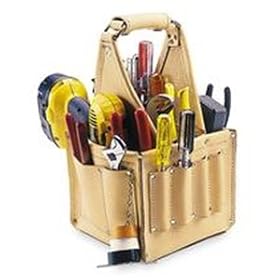 Electrician Tool Bag Custom Leathercraft 526 by Custom Leather Craft