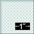 Dollhouse 1:24 Scale Snowflake Rug Dollhouse Miniature