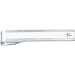 Rhodium Plated 0.01 cttw Diamond Tie Bar