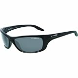 Arnette Swing Plate Adult Polarized Sports Sunglasses w/ Free B&F Heart Sticker Bundle – 41/81 Gloss Black/Grey / One Size Fits All Reviews