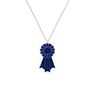 Brookadelphia Blue Ribbon Necklace