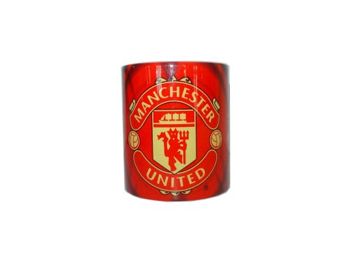 OFFICIAL MANCHESTER UNITED F.C. CLASSIC THREE CREST MUG