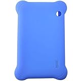 Silicone Rubber Case Cover for 7'' 7 inch Android Capacitive Table PC PDA #01 Blue