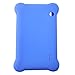 Silicone Rubber Case Cover for 7'' 7 inch Android Capacitive Table PC PDA #01 Blue