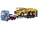 Corgi CC13242 1:50 Scale DAF XF Super Space Cab - Nooteboom Step Frame Trailer & Volvo A25D - Leices