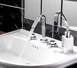Hudson Reed Clio chrome 3 tap hole basin mixer MG337