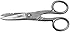 Klein Tools 2100-9 Stainless Steel Electrician's Scissors Stripping Notches Silver 5 1/4-Inches