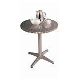Round Bistro Table Stainless steel. 800mm diameter.