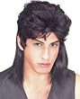 Mullet Black wig.