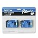 2-pack 1/2in Blue On White Pt-6-25 150 170