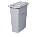 Rubbermaid Commercial Slim Jim Confidential Document Retrofit Lid Kit, Rectangular, 11.63" Width x 20.5" Depth x 2.25" Height, Gray (Case of 4)