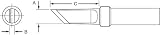 Weller ETKN 0.180 x 0.064 x 0.625 ET Series Knife Tip for PES51 Soldering Pencil