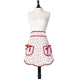 Jessie Steele Ava Retro Cherries Half Hostess Apron