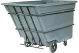 Black Heavy Duty 1.7 Cubic Yard Tilt Truck 2200 Lb. Capacity