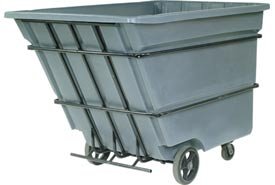 Black Heavy Duty 3 Cubic Yard Tilt Truck 2800 Lb. Capacity