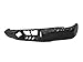 2007-2012 TOYOTA TUNDRA REAR BUMPER FACE BAR COATED BLACK W/O SENSOR HOLES