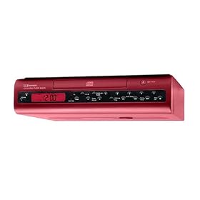 Emerson Under-Cabinet Clock Radio - Red (CKD1612)