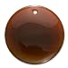 Red Carnelian Flat Round Disc Pendant Focal Bead 38mm (1)