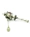 Full Functioning Mini Handheld Prayer Wheel with Mantra Scroll Inside, Made in Nepal