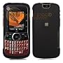 Motorola Clutch i465 Black Rubber Hard Case+Belt Clip+Clear Screen Protector