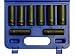 1/2 In Dr Wheel Lug Nut Remover Deep Impact Socket Set - 8-Pc