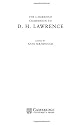 The Cambridge Companion to D. H. Lawrence (Cambridge Companions to Literature)