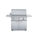 Lynx Gas Grills 36 Inch Natural Gas Grill On Cart With 1 ProSear Burner And Rot L36PSFR-1-NG