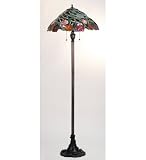63.5H Spiral Tulip Floor Lamp