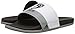 adidas Men's Adilette Team, White/Core Black/Solid Grey, 9