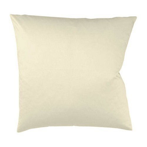 fleuresse Kissenbezug colours 9100-2610, 80x80 cm, Mako Satin, Farbe Natur, 100% Baumwolle, mit Rei&szlig;verschluss