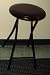 Kitchen & Housewares : Safety Lock Bar Stool - Folding Seat (Black) (24
