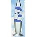 Peace lava lamp in Blue/white