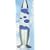 Peace lava lamp in Blue/white