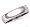 Mens 6MM 14kt white gold milgrain wedding band